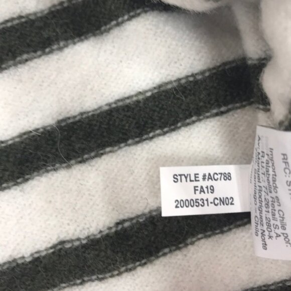 MADEWELL Elthorne Stripe Wrap Front Sweater - Picture 8 of 8